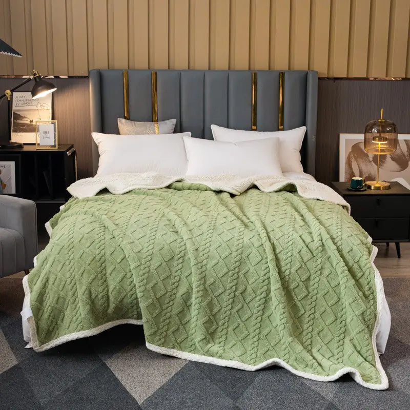 Thick Double Layer Winter Blanket
