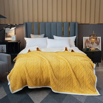 Thick Double Layer Winter Blanket