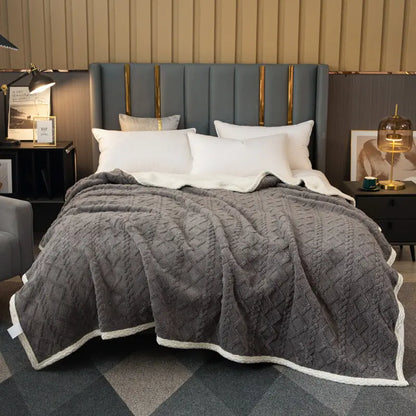 Thick Double Layer Winter Blanket